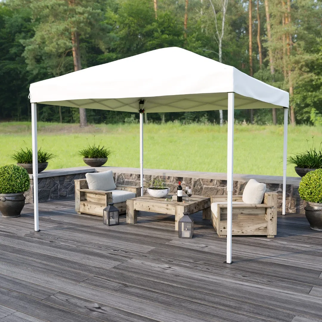 10'x10' Commercial Grade Outdoor Pop Up Canopy Tent - Includes Carry Bag