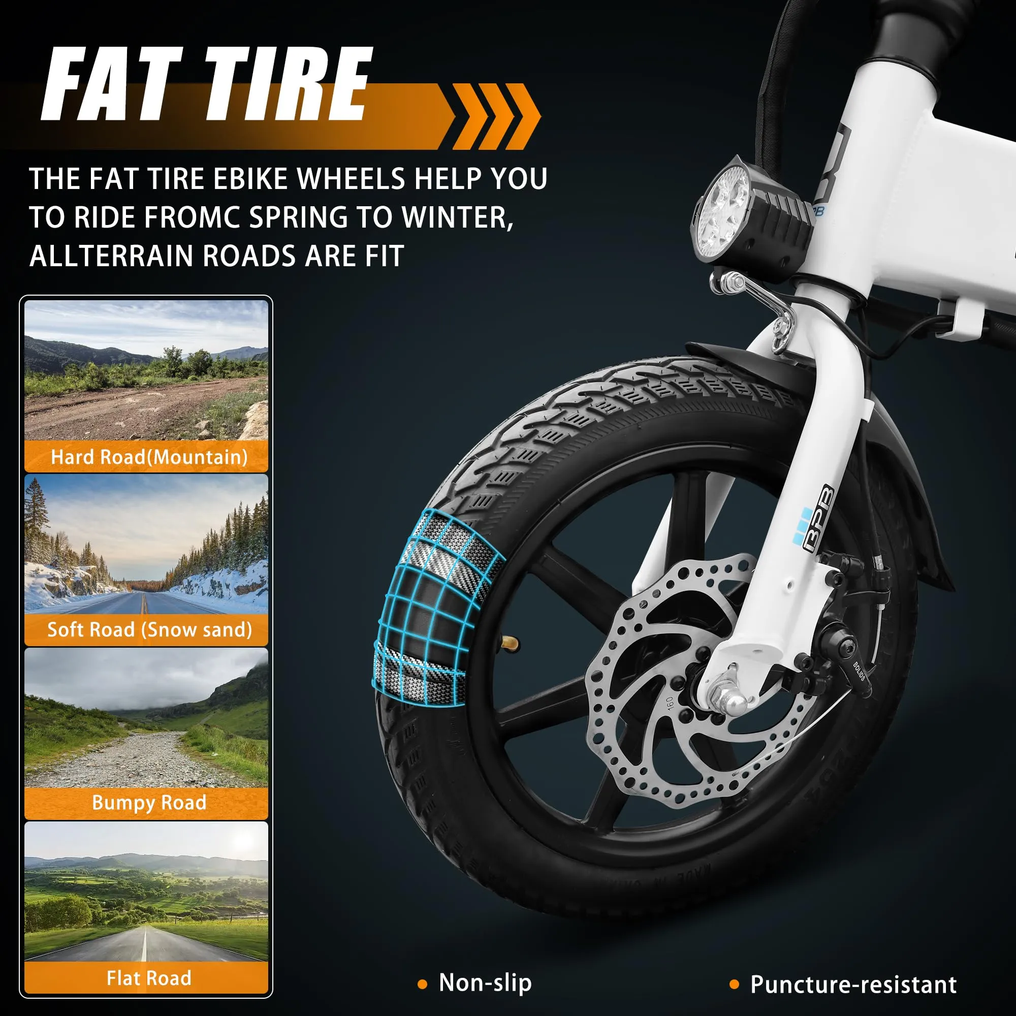 14" Folding Electric Bike. eBike w 250W High Speed Motor, 36V-8AH Li-Ion Battery, Smart LCD Display. City Commuting Electric Bicycle w Pedal Assist, 3 Riding Modes. Electric Mountain Bike Unisex Adult