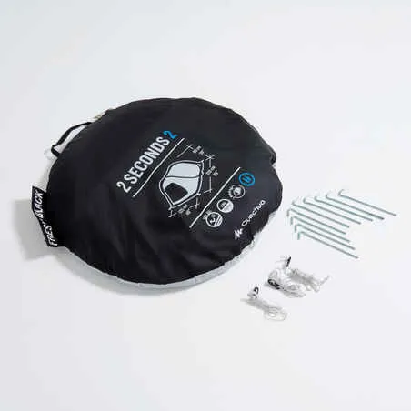 2 person blackout pop-up tent - 2 seconds fresh & black
