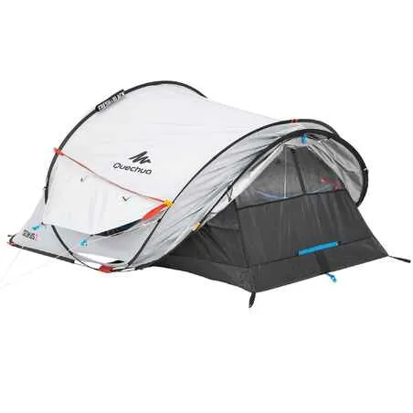 2 person blackout pop-up tent - 2 seconds fresh & black