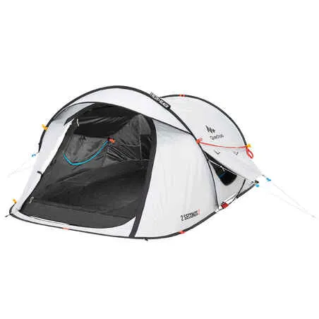 2 person blackout pop-up tent - 2 seconds fresh & black