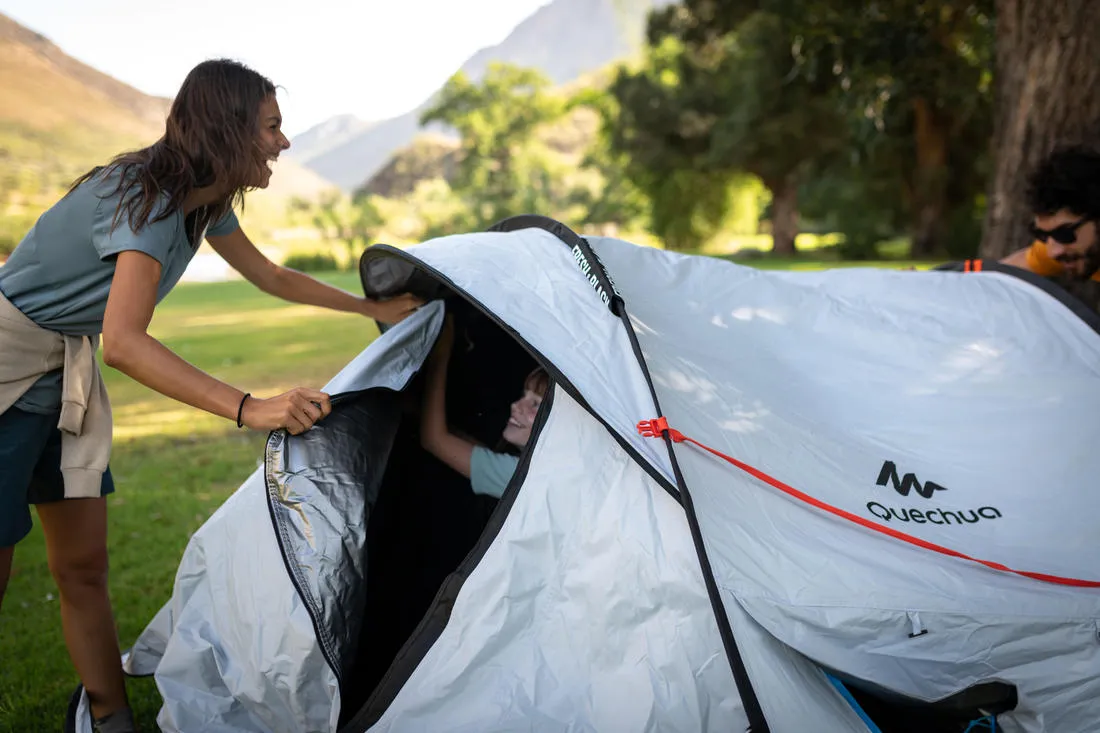 3-Person - Pop Up Camping Tent - 2 Seconds Fresh & Black