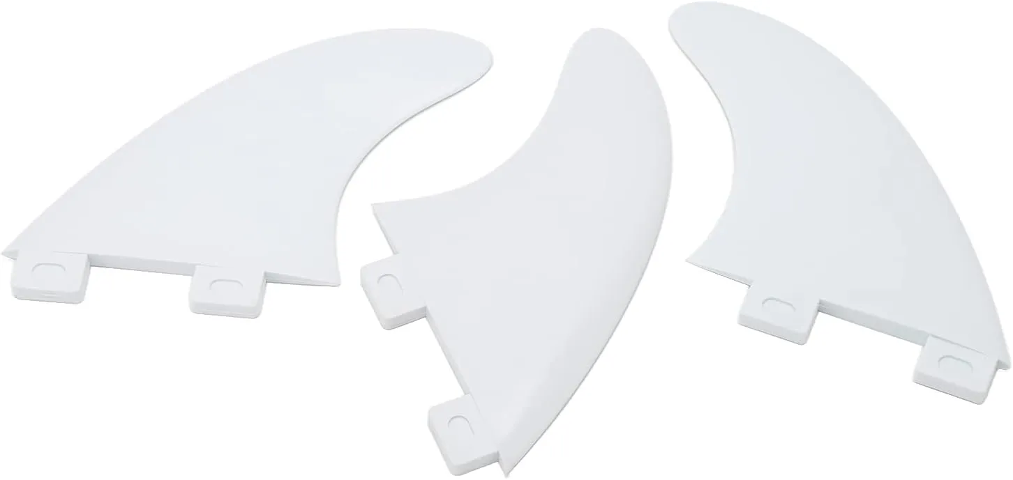 3PCS Surfboard Fin Replacement | Sturdy PVC Fins for Inflatable Surfboards/Paddle Boards | Enhanced Stability & Control for Outdoor Water Sports