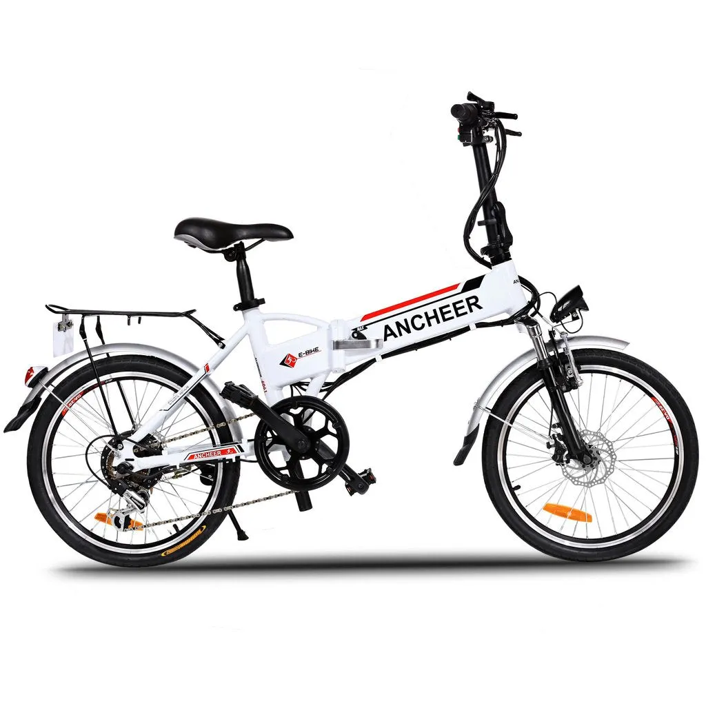 Ancheer 20 Inch Wheel Folding City Commuter Electric Bike