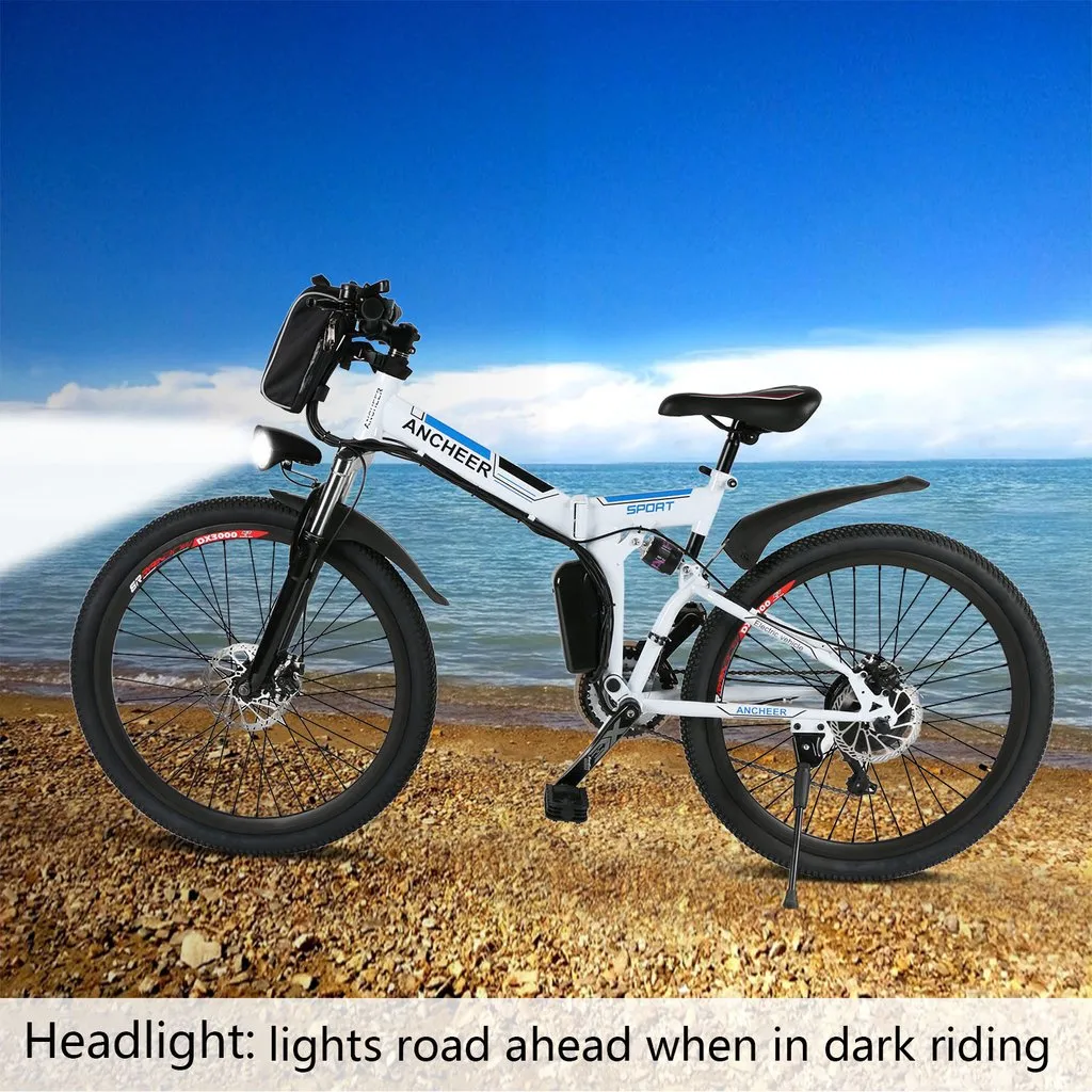 Ancheer 26 Inch Wheel Folding Electric Mountain Bike
