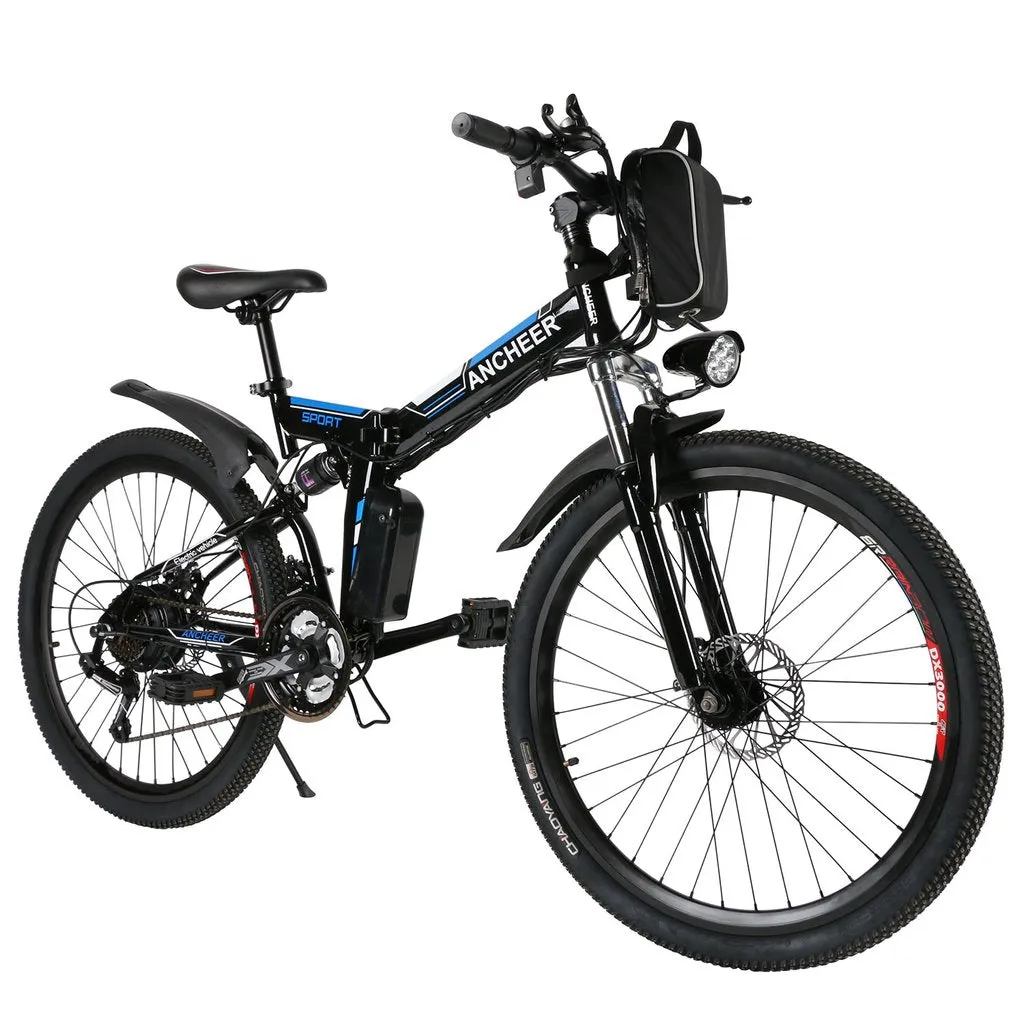 Ancheer 26 Inch Wheel Folding Electric Mountain Bike