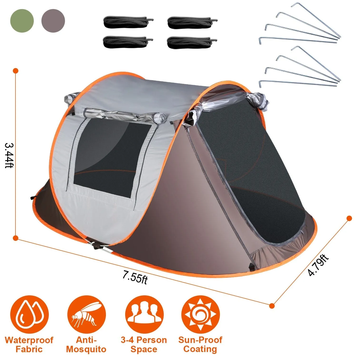 Automatic Pop Up Camping Tent