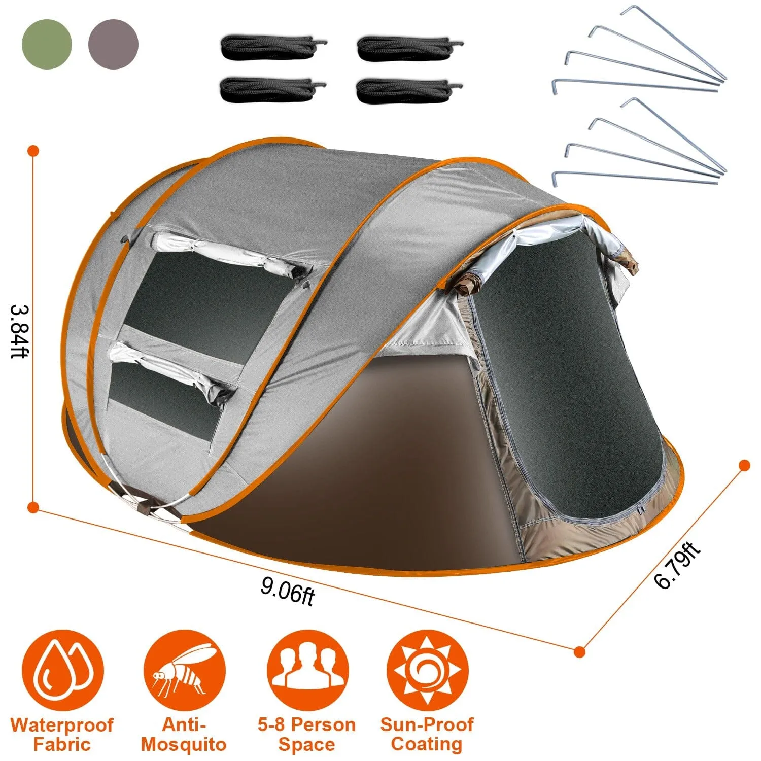 Automatic Pop Up Camping Tent