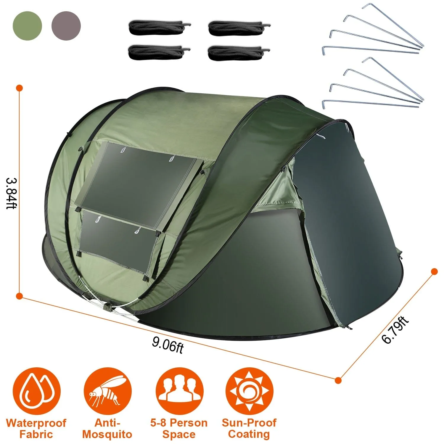 Automatic Pop Up Camping Tent