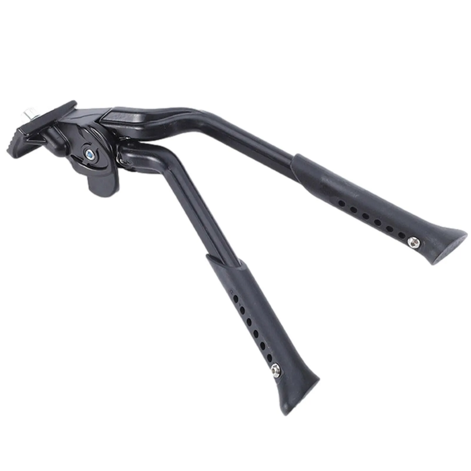 Bike Double Leg Kickstand Bicycle Stand MTB Road Bike Center Mount Foldable Bike Foot Support Adjustable Cycling Dual Leg Rack