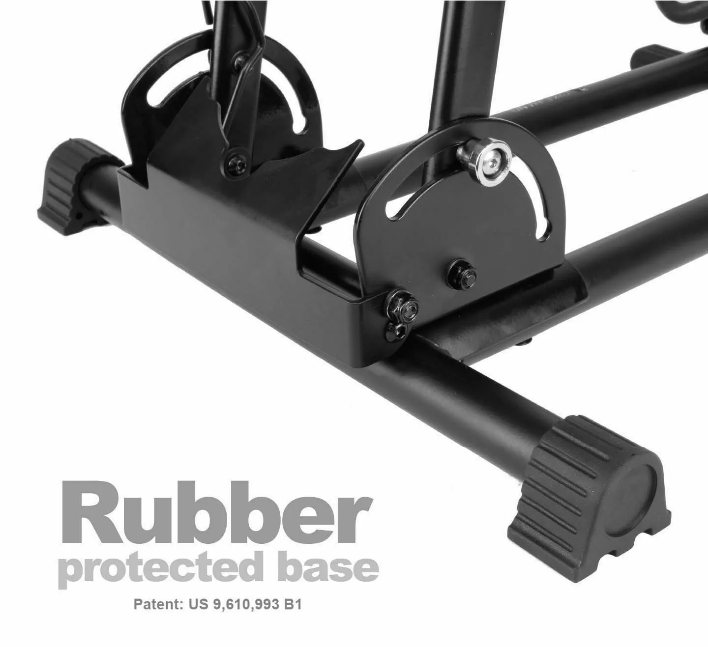 BikeHand Bicycle Floor Parking Rack Stand - for Mountain MTB & Road Bikes Indoor Outdoor Garage Storage - Fat Bike