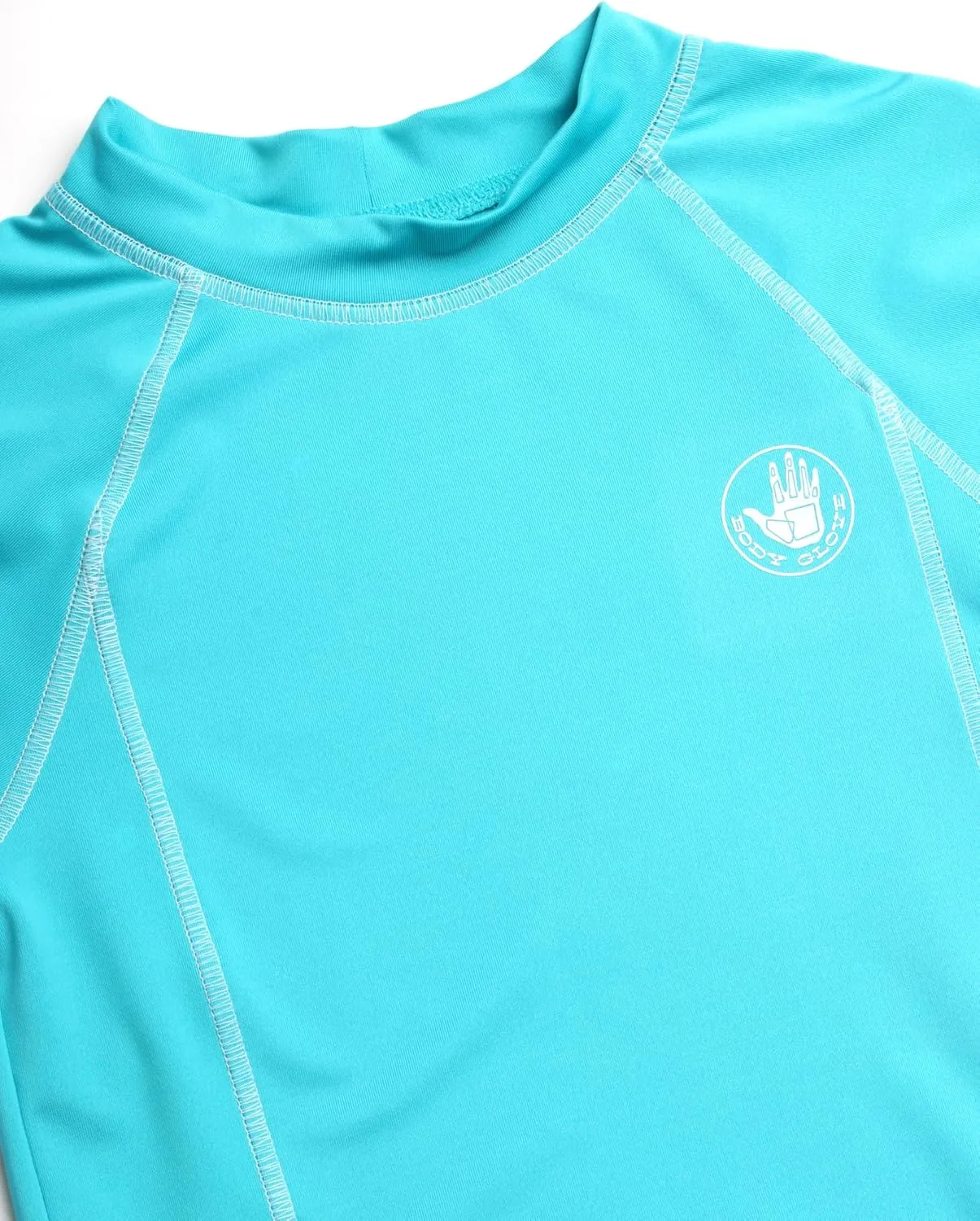 Body Glove Boys Swim Shirt - UPF 50  Sun Protection Quicky Dry Long Sleeve Rash Guard for Boys with Arm Logo (Size: 5-14)