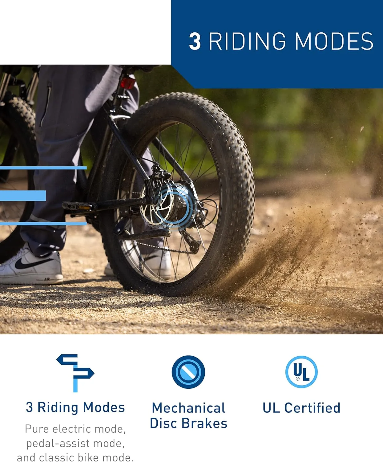 Hiboy P6 Electric Bike for Adults, 28MPH 62.1Miles Range 1000W Peak Motor 48V 13Ah Removable Battery Ebike, 26 x 4.0" Fat Tire Electric Bicycle, Shimano 7 Speed, Hydraulic Suspension, UL Certified
