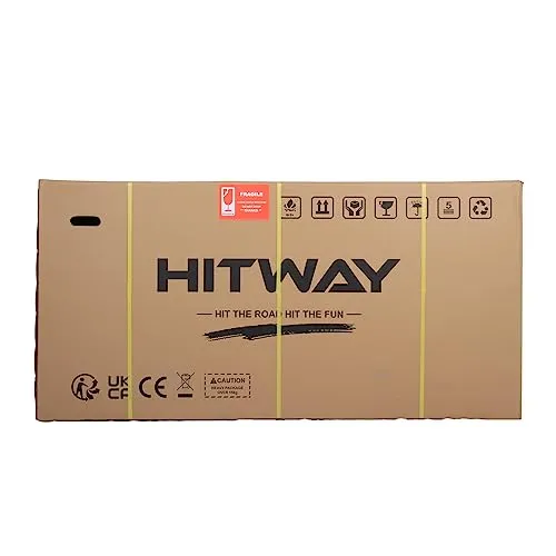 HITWAY Electric Bike for Adults 20" x4.0 Fat Tire Electric Bicycle with 250W Motor, Foldable E bkie with 48V/36V 12AH Removable Battery E Bike Long Range for Mountain Beach Snow