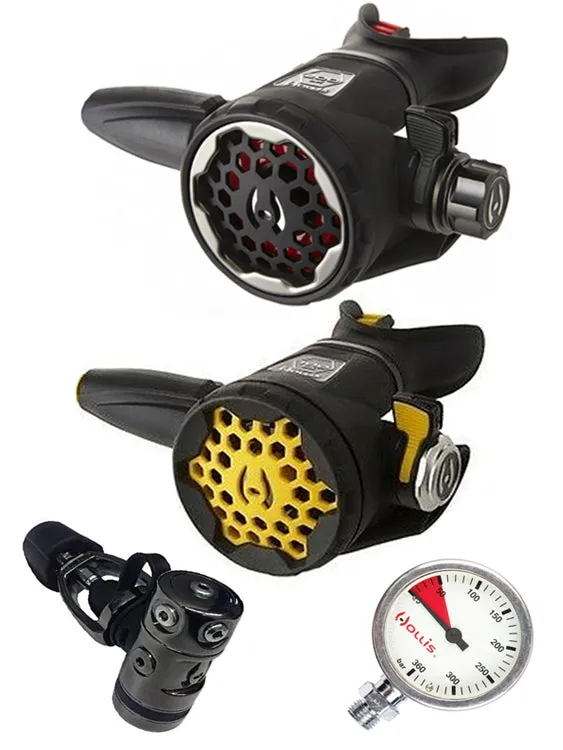 Hollis DCX (DIN OR YOKE) / LX200 / LX150 Octopus & Free Termo Gauge