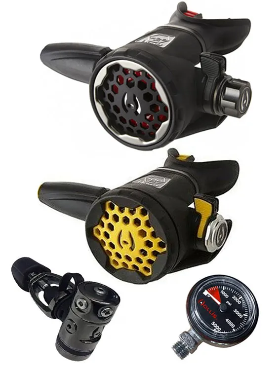 Hollis DCX (DIN OR YOKE) / LX200 / LX150 Octopus & Free Termo Gauge