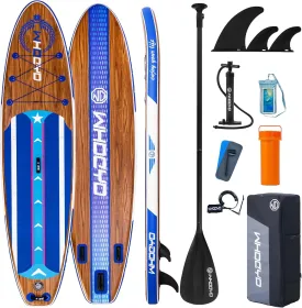 Inflatable Stand Up Paddle Board 11'  33"  6", Yoga Board with Durable SUP Accessories for Adults & Youth, Versatile Paddle Board