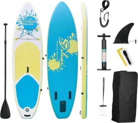 Inflatable Stand Up Paddle Board  Simple Deluxe Premium for All Skill Levels, Paddle Boards for Adults & Youth, Blow Up Stand-Up Paddleboards with Accessories & Backpack, Pink