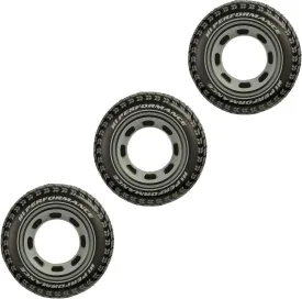 Intex Inflatable 36 Inch Tire Tube Raft Float For Pool Lake Ocean River (3 Pack)
