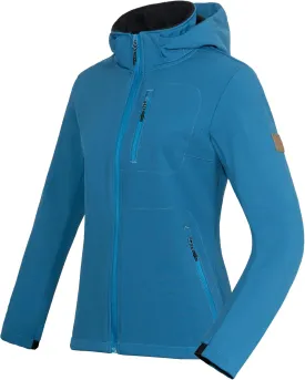 Little Donkey Andy Womens Softshell Jacket, Ski Snowboarding Jacket with Removable Hood, Fleece Lined