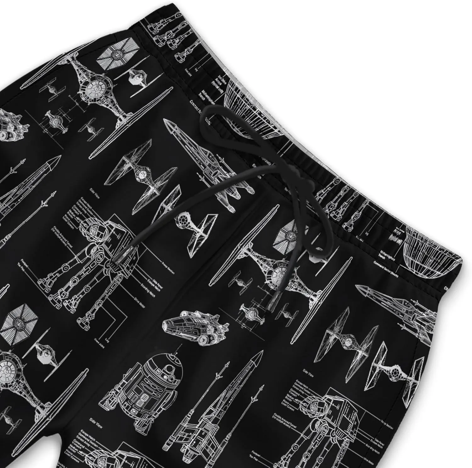 Men's Swim Trunks with Movie Print Quick Dry Swimsuits Board Shorts with Pockets Summer Gifts