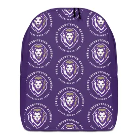 Minimalist All-Over Print Backpack | Purple Minimalist All-Over Print Backpack | Purple