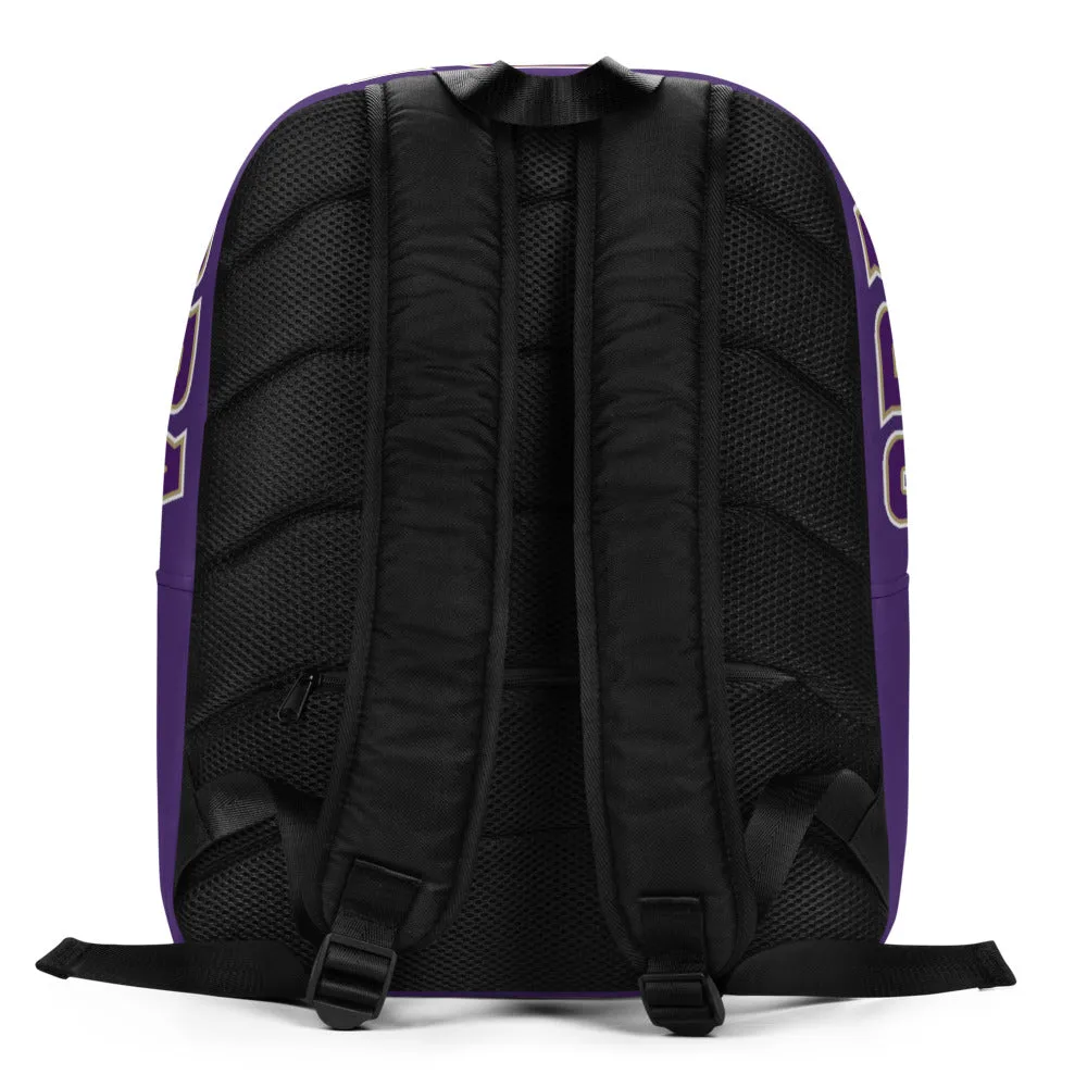 Minimalist All-Over Print Backpack | Purple