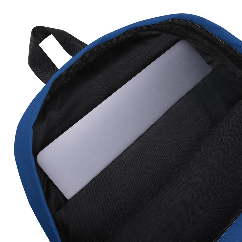 Navy Blue Logo Backpack