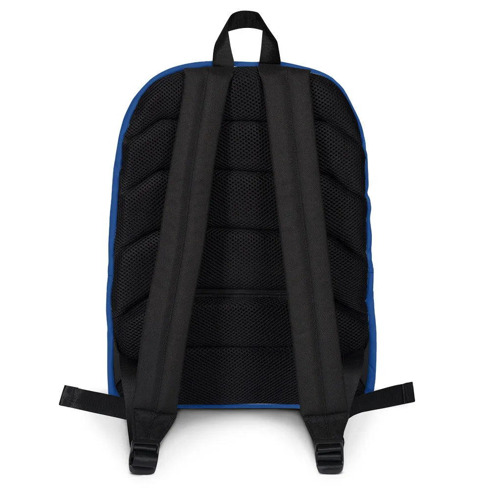 Navy Blue Logo Backpack