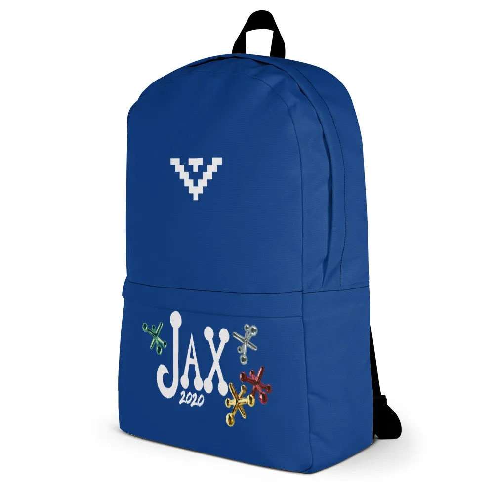 Navy Blue Logo Backpack