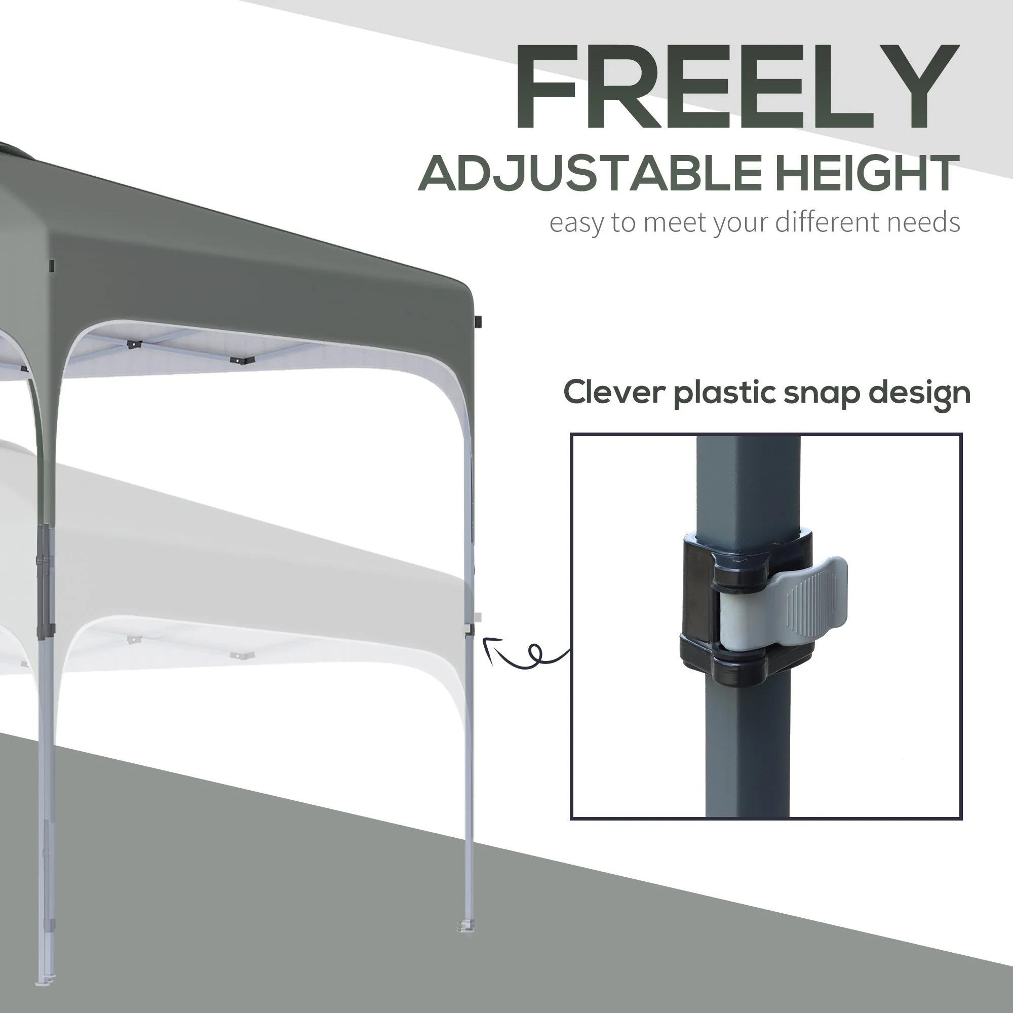 Outsunny 3 x 3 (M) Pop Up Gazebo