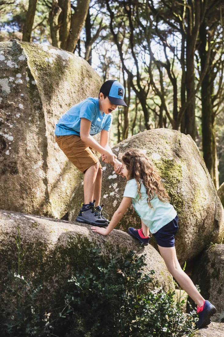 Quechua MH 100 Kids Hiking Shoes - Low - Rip-Tab
