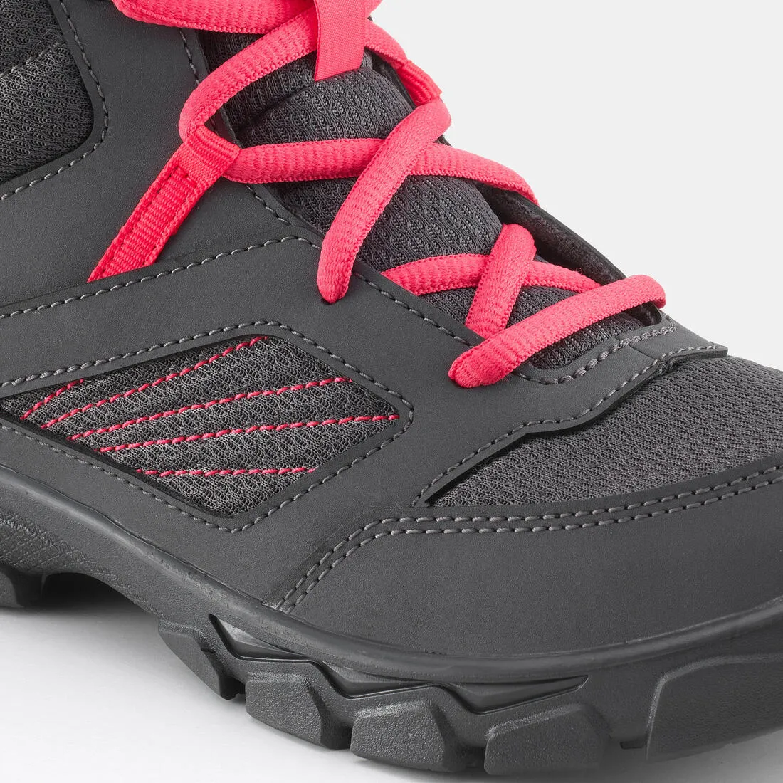 Quechua MH100 Kid's Hiking Shoes - Mid - Lace-up