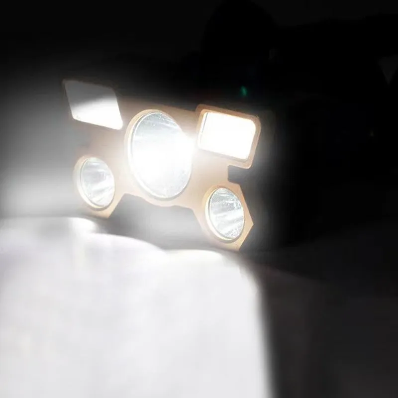 Rechargeable 5-LED HeadLamp