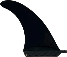 US Box 8 inch Center Fin Skeg Hard Plastic 8" for Longboard Paddleboard SUP airSUP AIR7 by saruSURF, use as Replacement or Spare (Black (1 Fin, no Screw))