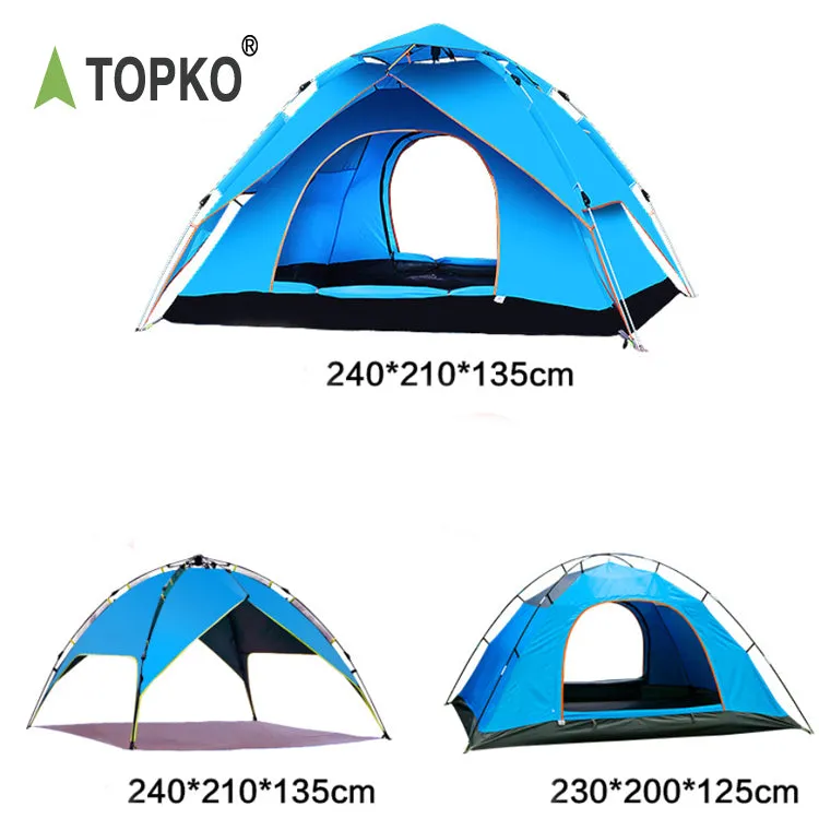 Ventilated Tent For Multi-Person Camping